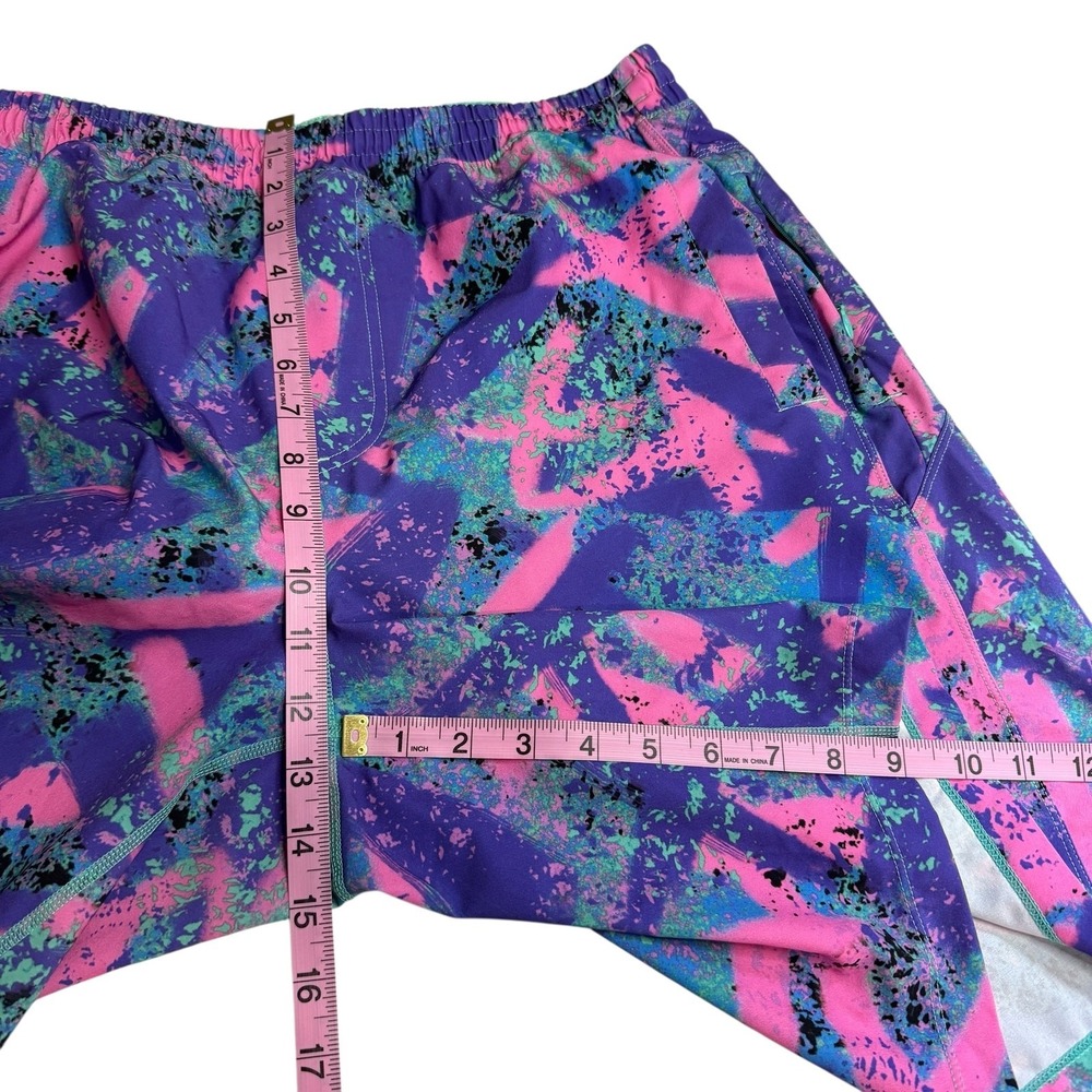 Birddogs Men's XL Shorts Long Boomstick Purple Pink Athletic Stretch Lined - Picture 8 of 8